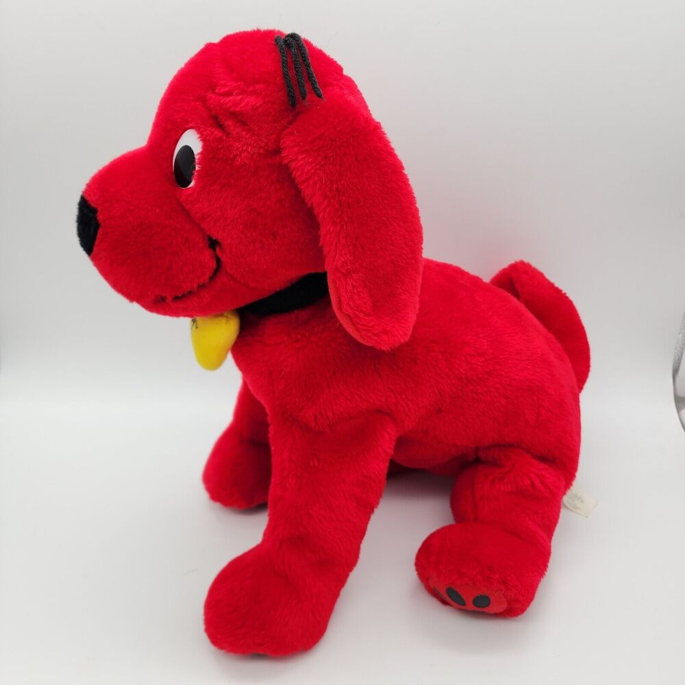 Vintage Clifford The Big Red Dog Plush with Bone Stuffed Animal Kohls Cares 2003